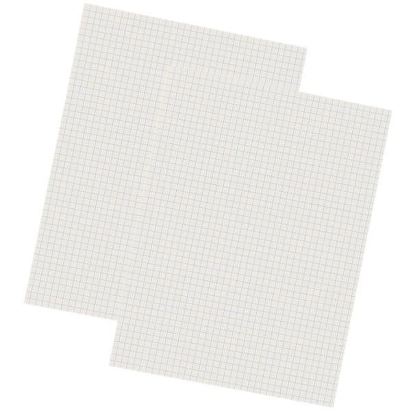 Grid Ruled Drawing Paper, 1/4in Ruled, 500 Sheets, PK2